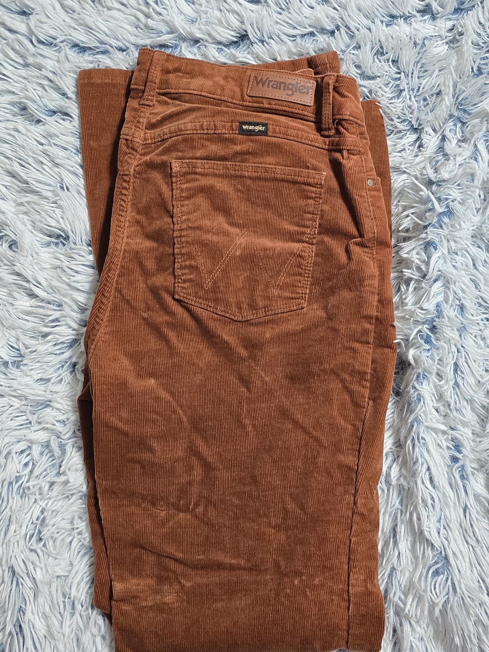 Wrangler Copper/Burnt Orange Corduroy Pants